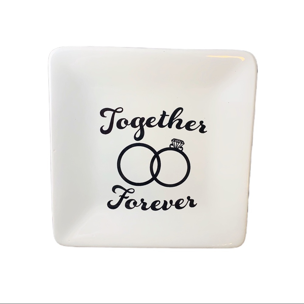 TOGETHER FOREVER TRINKET TRAY NWT